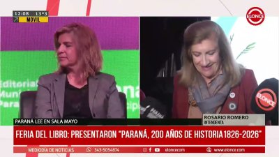Feria del Libro: Presentaron "Paran&aacute;, 200 a&ntilde;os de historia 1826-2026"